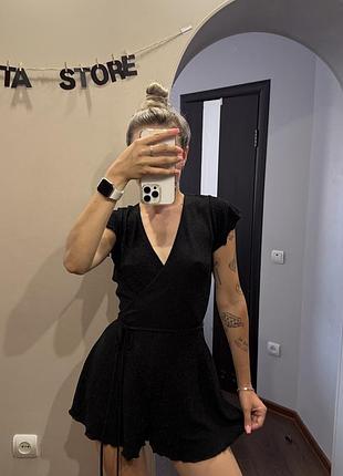 Ромпер комбінезон в  люрексну нитку h&m хс-м