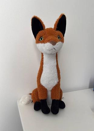 М`яка іграшка лис раббат, персонаж з серії книг та фільму «чарівні тварини» (magischen tiere) висота 34 см