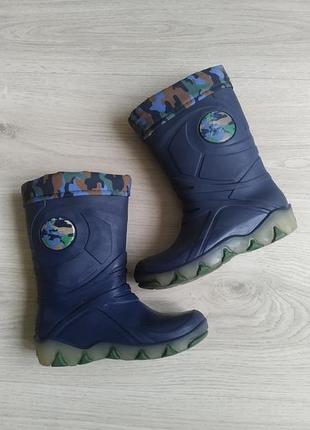 Резиновые сапоги сапожки с утеплителем 26 27 размер