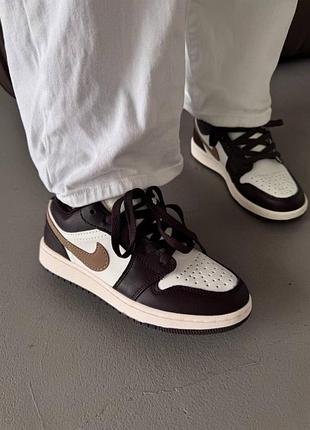 Женские кроссовки jordan 1 low shadow brown / smb+ 🔗