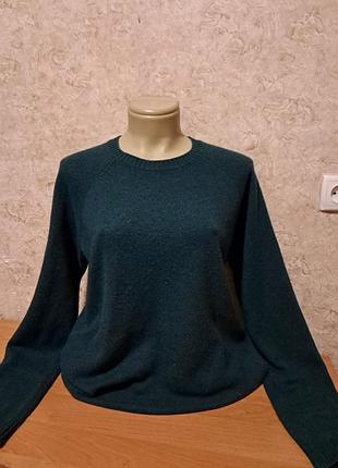 Джемпер с карманами 78% шерсти