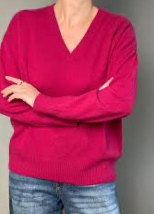 Неймовірний яскраво рожевий джемпер з вовни woo lovers