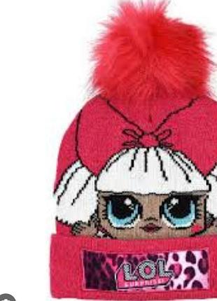 Шапка рожева lol