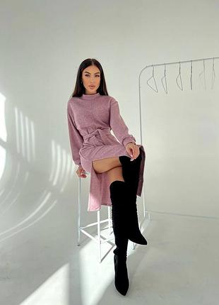 Теплое женское платье из ангоры