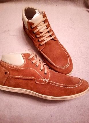 Мужские ботинки-мокасины бренда san marina.