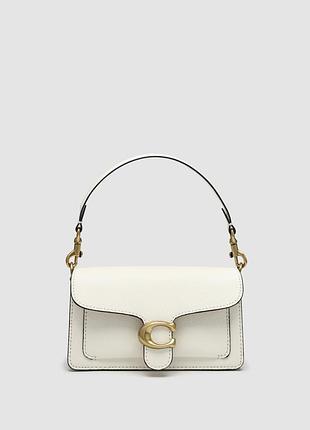 Сумка coach tabby shoulder bag 20 brass/chalk