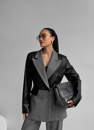 Пиджак лайт шерсть-диагональ (ткань продублирован)