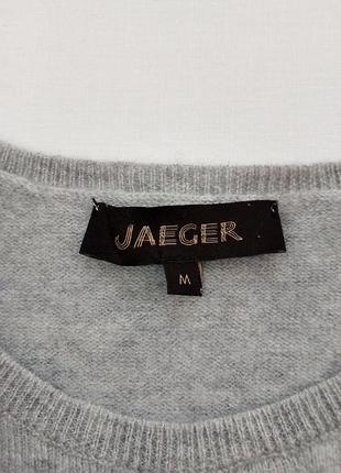 М'який вовняний кашеміровий светр. jaeger london.2 фото
