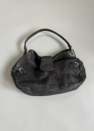 Сумка just cavalli roberto cavalli ggl black leather y2k