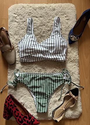 Купальник полосатий