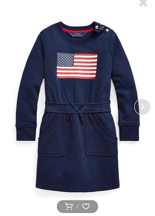 Тепла сукня з американським флагом ralph lauren розмір 12/14 років