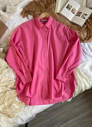 Рубашка розовая рубашка женская