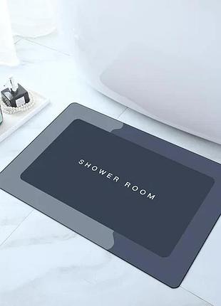 Прочный влагостойкий коврик для ванной комнаты shower room 40х60 см