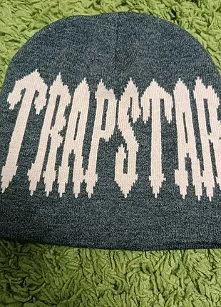 Шапка trapstar irongate beanie grey