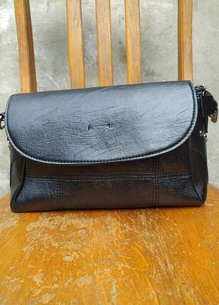 Черная сумка кросс-боди