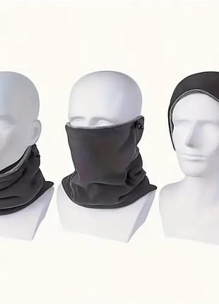 Шапка-шарф флисовая многофункциональная.