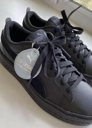 Кросівки кеди puma у чорному кольорі нові