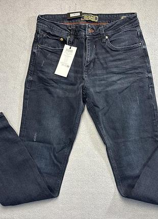 Джинсы slim fit мужские colin's 28-32 arias was темно синие