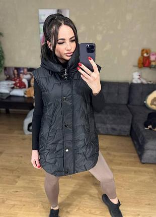 Жилетка демисезон турция батал 52-62