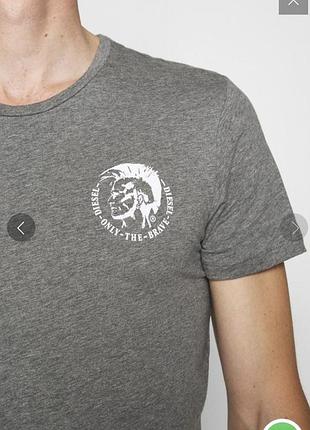 Базова сіра футболочка diesel 🥥