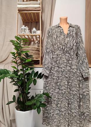 Невероятное шифоновое платье со змеиным принтом!