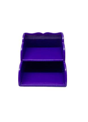 Полка под десерты скариж, монстр хай,monster high travel scaris café cart playset replacement purple display shelf part,аксессуары