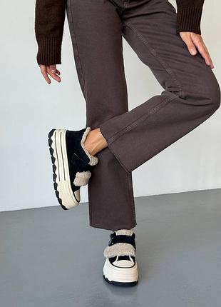 Зимові кеди на високій підошві