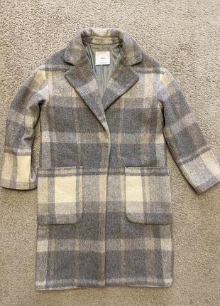 Пальто mango, 60% шерсть