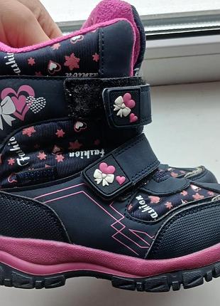 Сапоги зимние том.м на девочку р.28