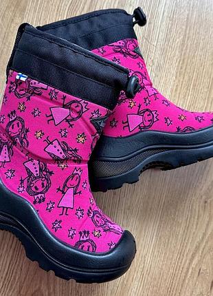 Зимние термо сапожки натуральная шерсть 25 р стелька 17 см финландия