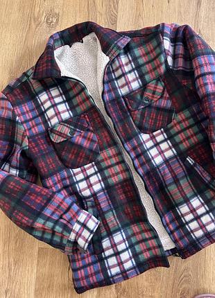 Тепла зимова куртка рубашка