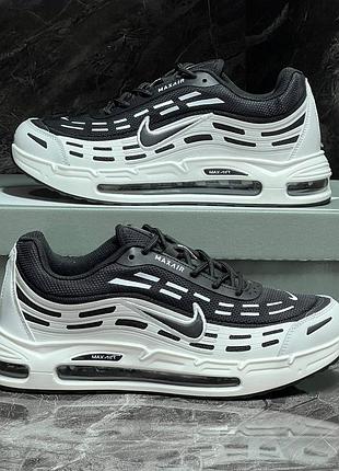 Мужские кроссовки nike WHITE air max tl 2.5 BSDx black and white