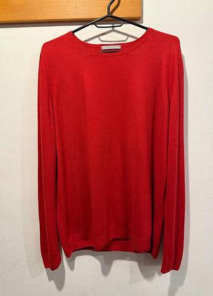 Лонгслів m&s червоний xs-m