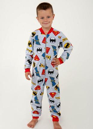 Пижама комбинезон на флисе 92-104