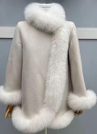 Пальто с мехом шуба