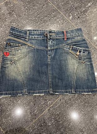 Міні спідничка джинсова