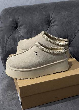 Ugg tazz бежева замша.
