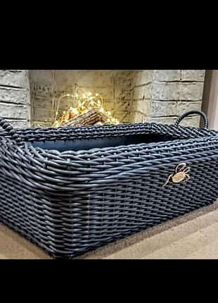 Дровниці, кашпо з ротангу плетені на ваш вибір.