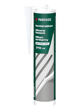Герметик силиконовый санитарный parkside 310 мл белый