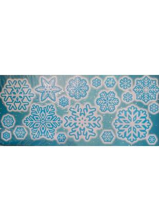 Набор рождественских наклеек "снежинки" livarno home 20шт