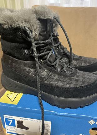 Нові! взуття зимове жіноче columbia slopeside™ peak luxe  38, 24 см