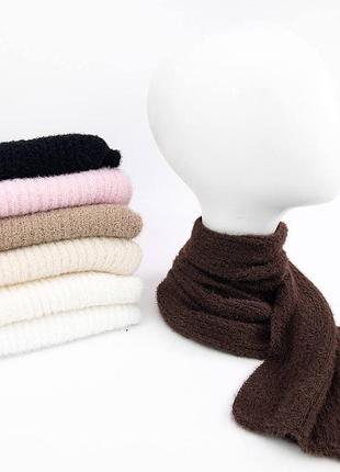 Пухнастий шарф для діток