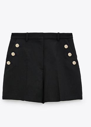 Бермуди zara | шорти з ґудзиками