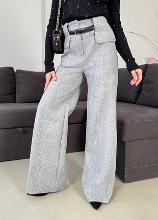 Женские шерстяные брюки