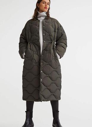 Пальто стеганое
