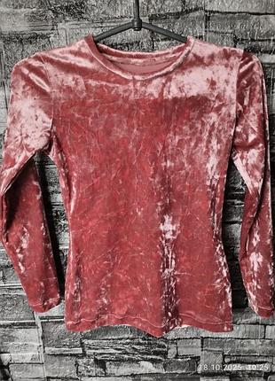 Велюрова кофтинка