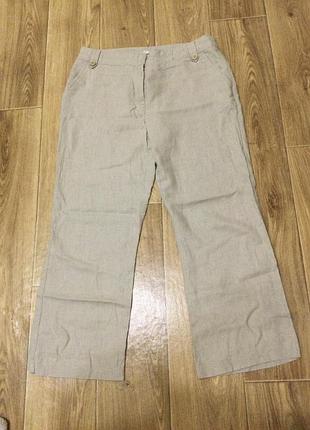 Брюки льняные 46-48 г.
