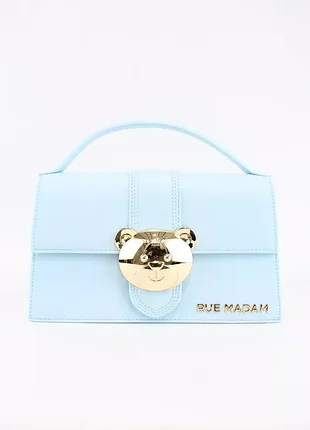 Сумка rue madam paris, teddy it bag голубая