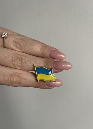 Пін значок металевий брошка «прапор україни» — твоя гордість завжди з тобою