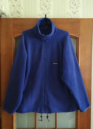 Флісова вінтажна кофта berghaus (l-xl) оригінал